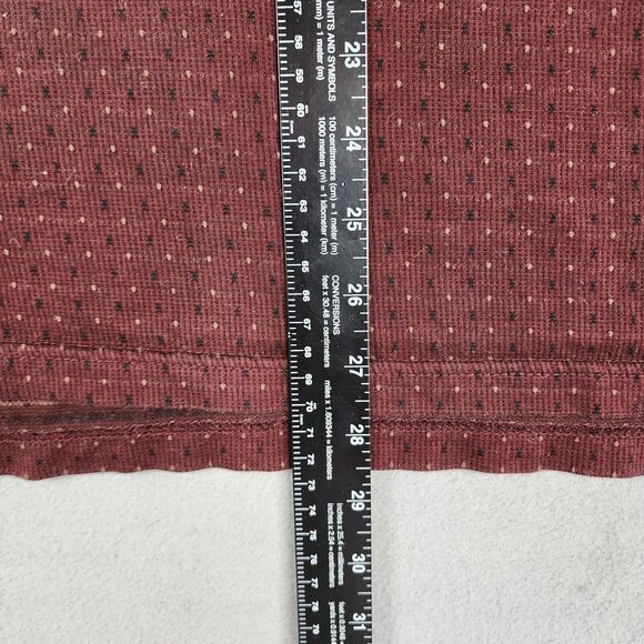 Van Heusen Mercerized Polo Shirt Men's XL Red Short Sleeve Preppy Career Office - Picture 6 of 8